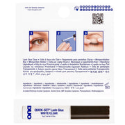 DUO Quick-Set Strip Lash Adhesive White/Clear (5g) - Back of Packaging